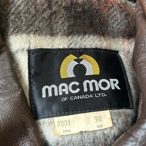 Vintage Mac Mor Leather Jacket 38 - Picture 2 of 7